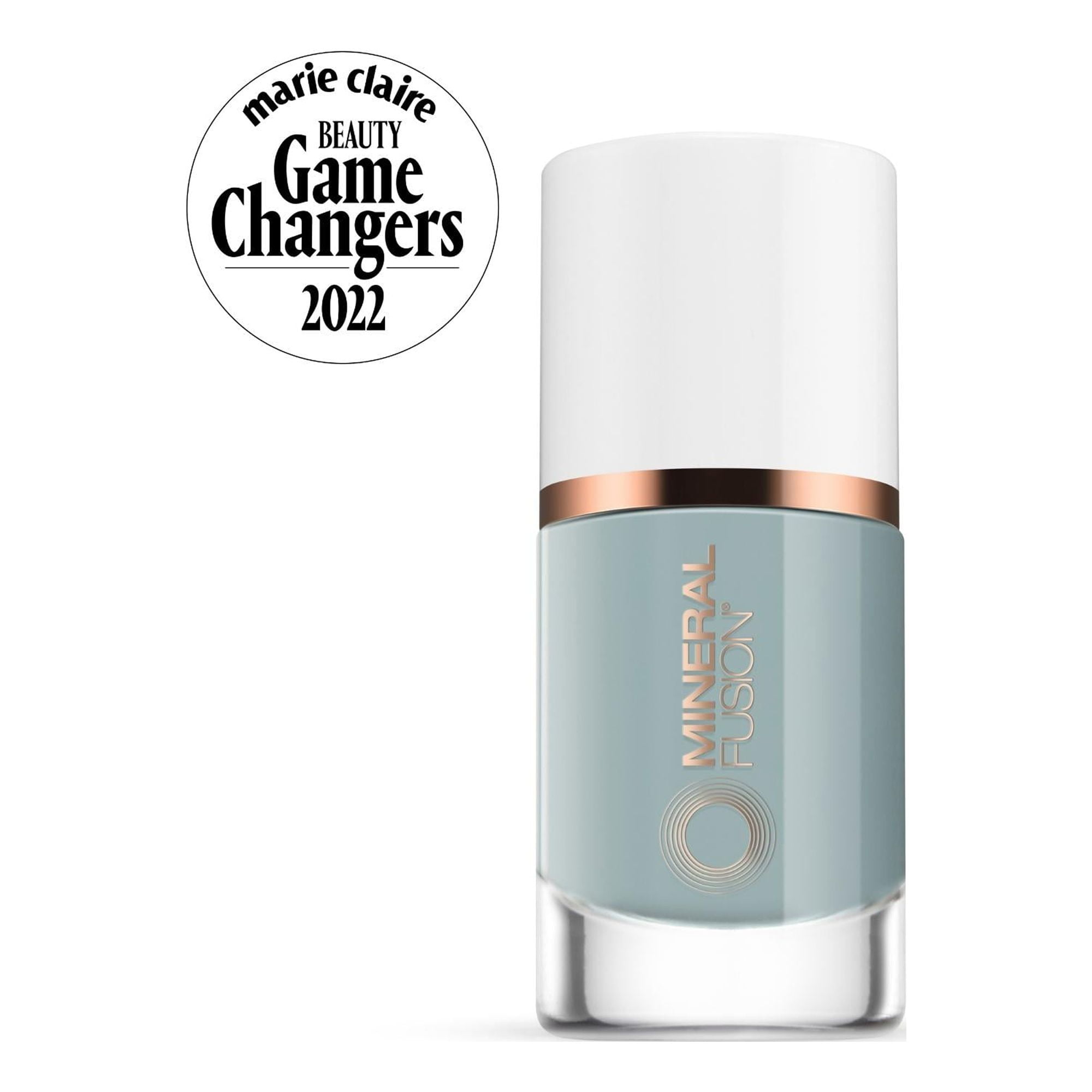 MINERAL FUSION Vegan Nail Polish, "Ice Queen" Light Blue/Cool Blue | Non-Toxic | Cruelty-Free