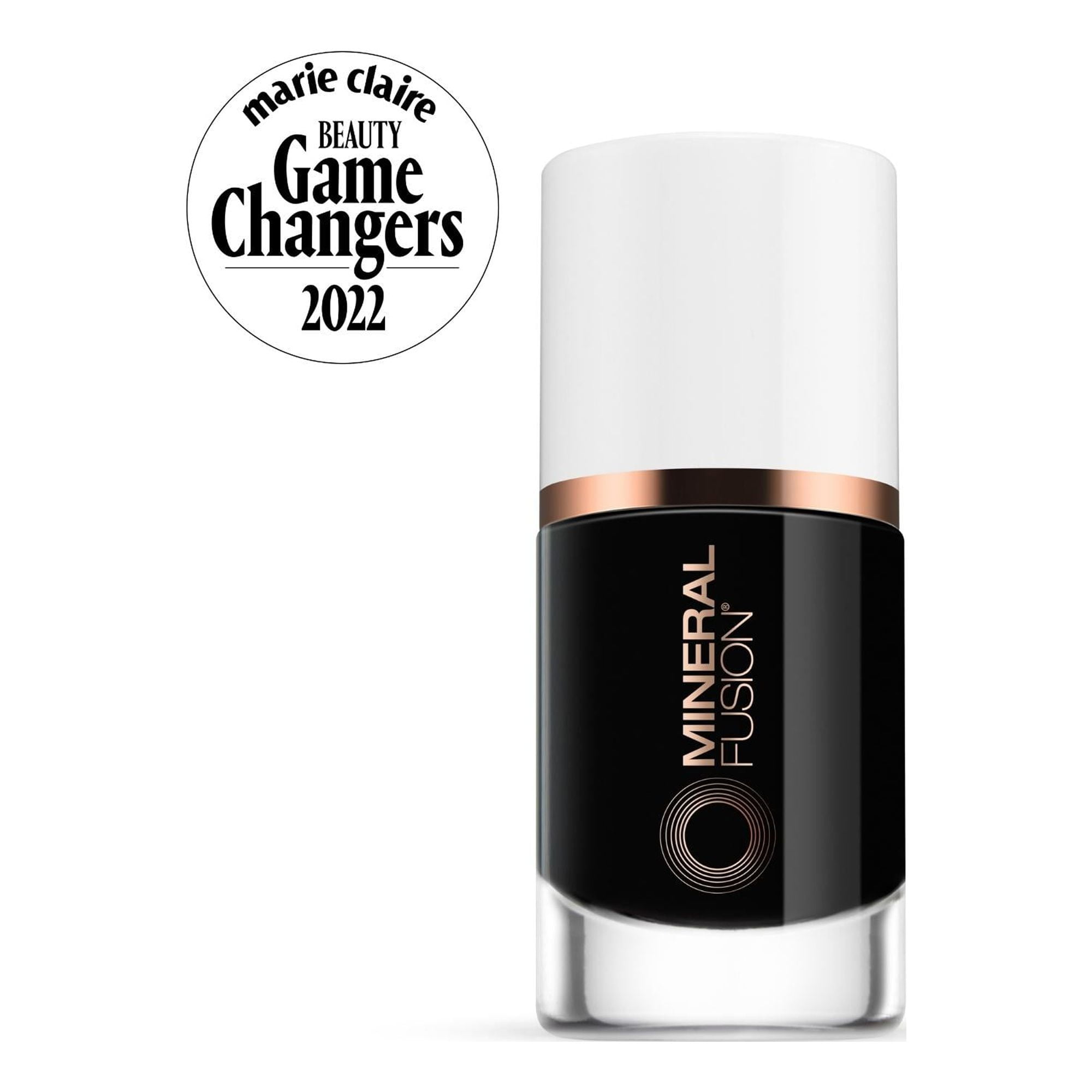 MINERAL FUSION Vegan Nail Polish, "Little Black Dress" Black/Classic Black  | Non-Toxic, Cruelty-Free - Walmart.com