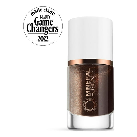 MINERAL FUSION Vegan Nail Polish, "Rosé All Day" Metallic Dark/Rose Gold | Non-Toxic | Cruelty-Free