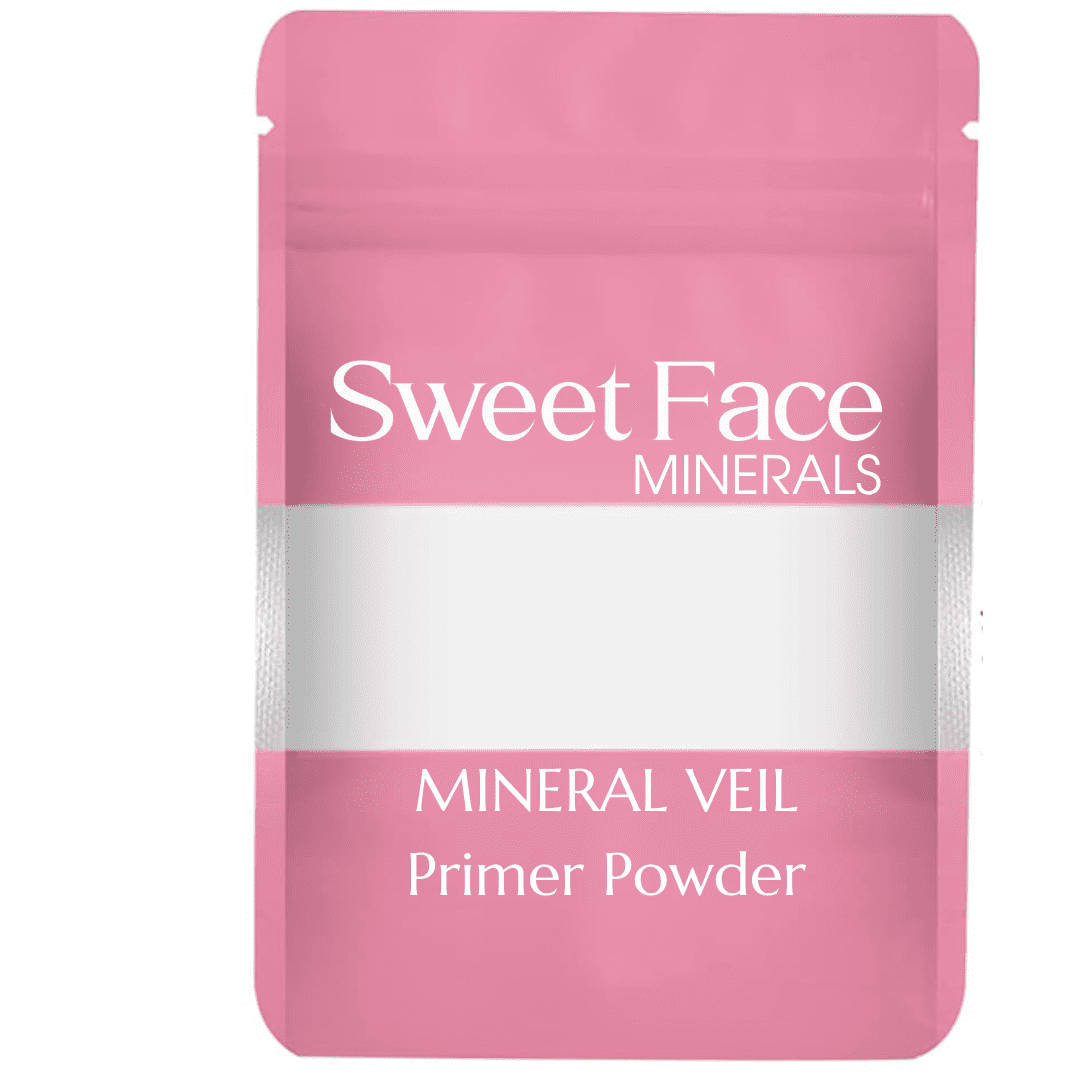 VEIL PRIMER BULK POWDER (1oz Refill Pouch) Matte Loose Minerals SPF 20 Oil Control Blurs Bare Face Extends Makeup Wear Melts Clear for Flawless Prep Before and Illuminating Setting Finish After