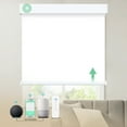 thumbnail image 1 of MING CHEN Motorized Roller Shade with Valance, Motorized Blinds, Waterproof UV Protection, Work with Alexa, Google (100% Blackout White, 31"Wx72"H）, 1 of 6