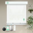 thumbnail image 1 of MING CHEN Motorized Window Roller Shades Blinds, Smart Automatic Electric Blackout Roller Window Shades Blinds with Remote for Windows Blackout（60% Blackout White, 40"Wx72"H), 1 of 6