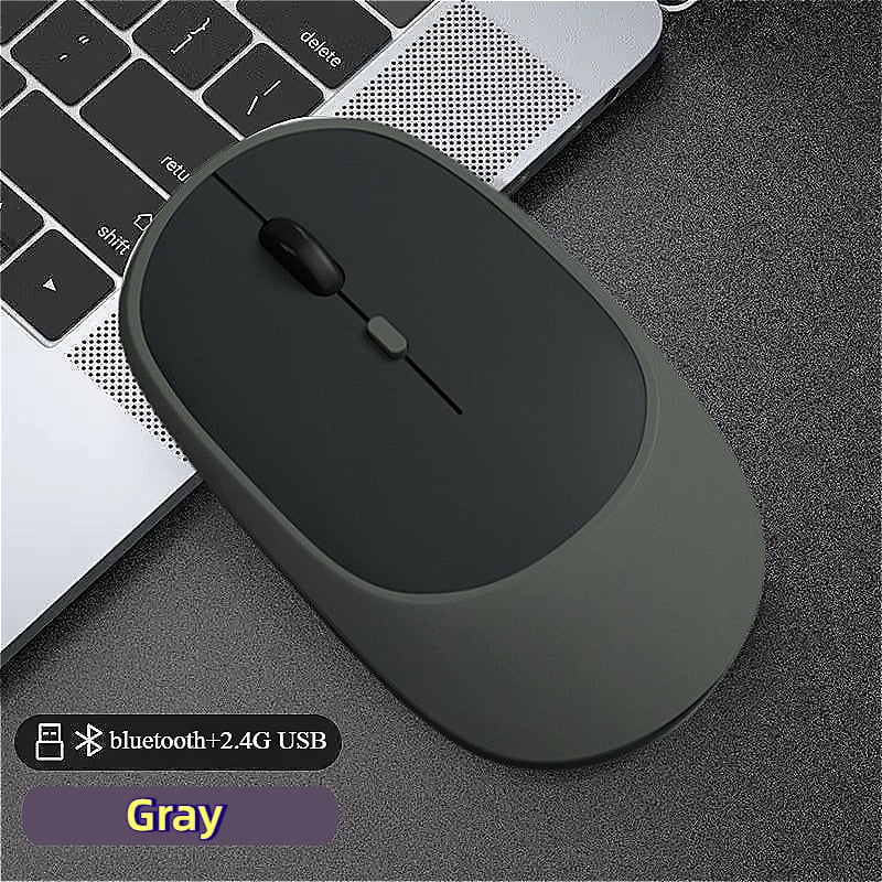 MINGCVIL Wireless Mouse Bluetooth USB Silent Mice Adjustable DPI Ergonomic Design Rechargeable Gaming Mouse For Xiaomi Tablet
