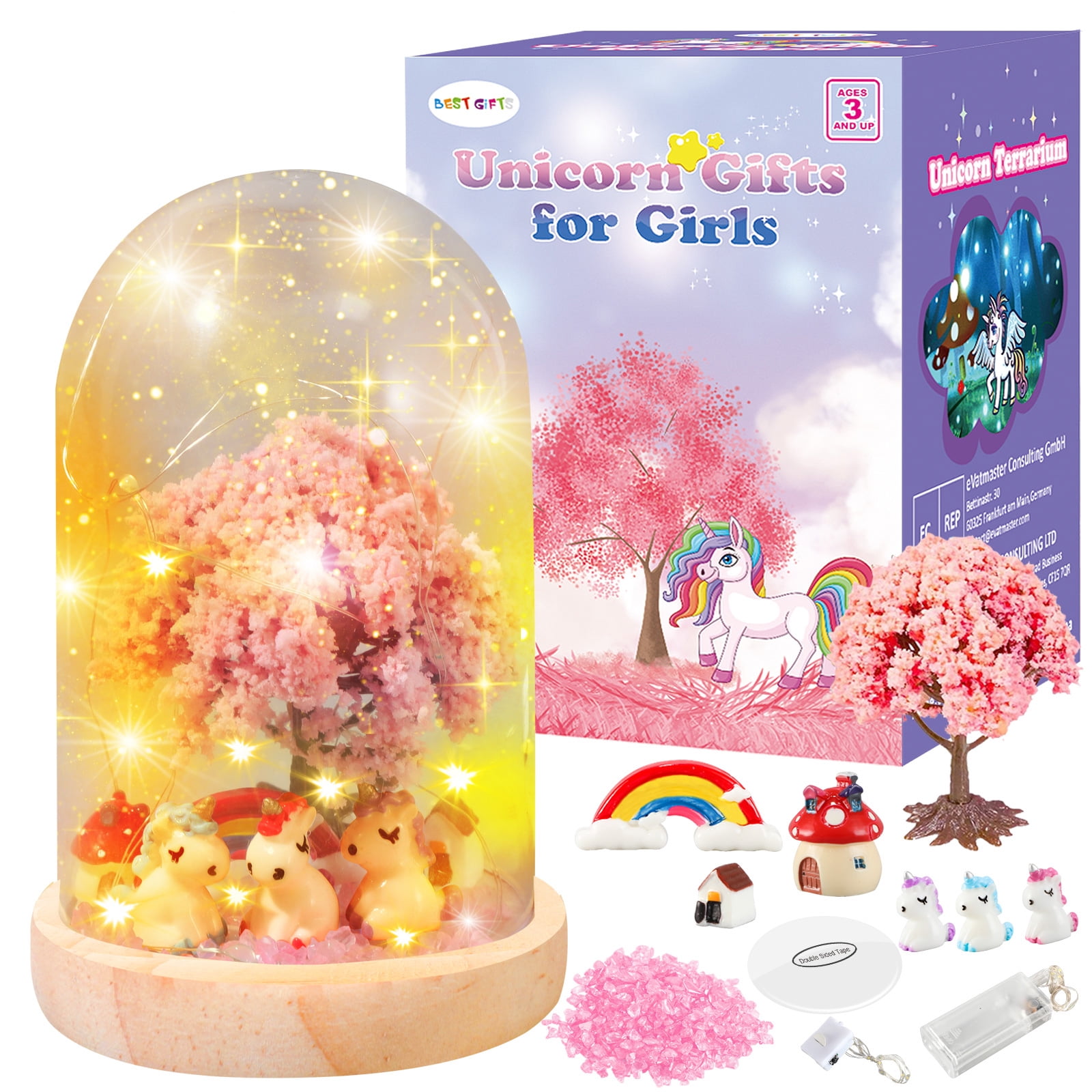 MINGKIDS Unicorns Arts and Crafts LED Night Light