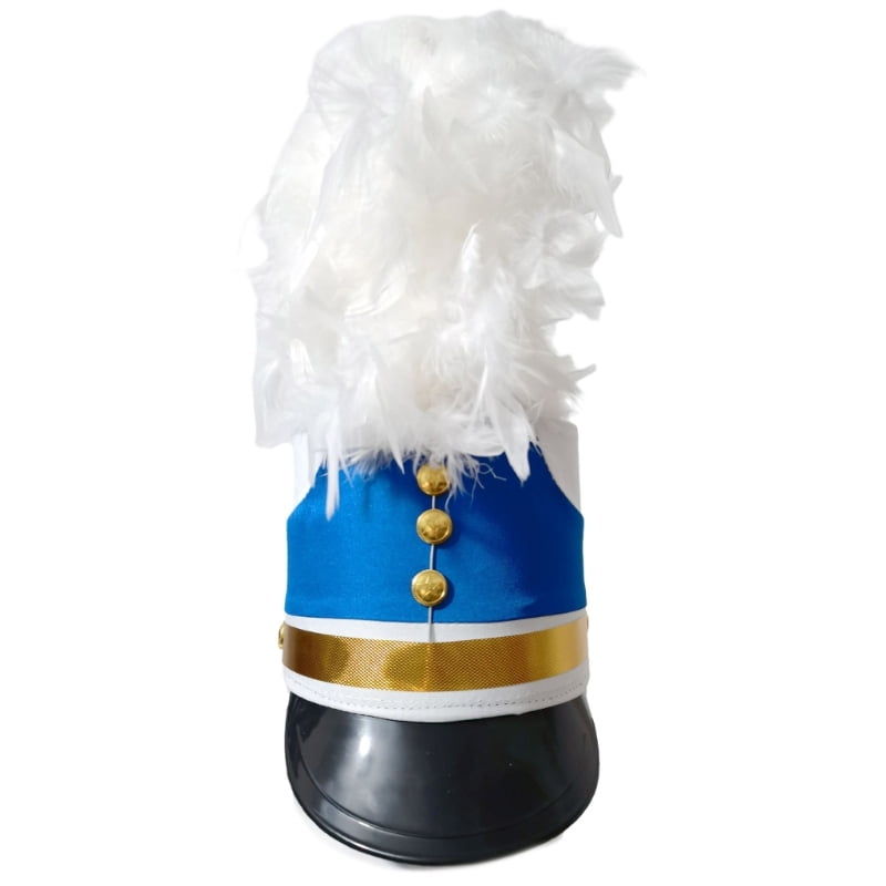 MINGPAI Lightweight Honor Guard Hat Drum Majors Hat for Adult Kids