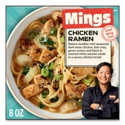 Mings Chicken Wheat Noodles, Frozen Ramen Soup Boxed Meal, 8 oz (Frozen)