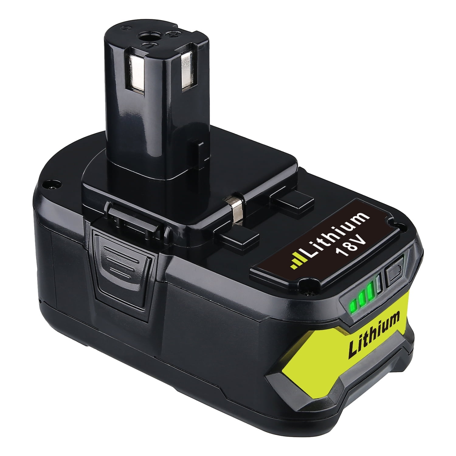 MINGSCI 8.0 Ah 18V Replacement for Ryobi 18Volt Battery Lithium ion Batteries P108 P102 P103 P104 P105 P107 P109,1-Pack
