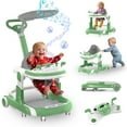 thumbnail image 1 of MINGYI 4-in-1 Foldable Baby Walker with wheels- Multi-functional, Height Adjustable (Green), 1 of 10