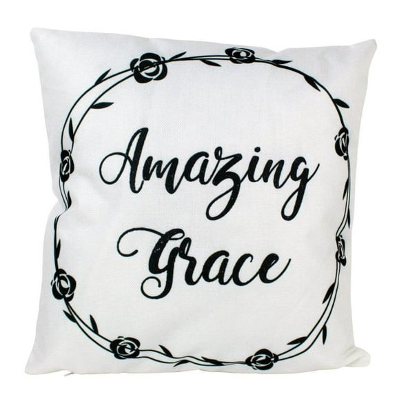 MINI Amazing Grace | Farmhouse | Pillow Cover | 8 x 8 | Home Decor | Primitive Decor | Farmhouse | Tiny House Decor | Lumbar Pillow