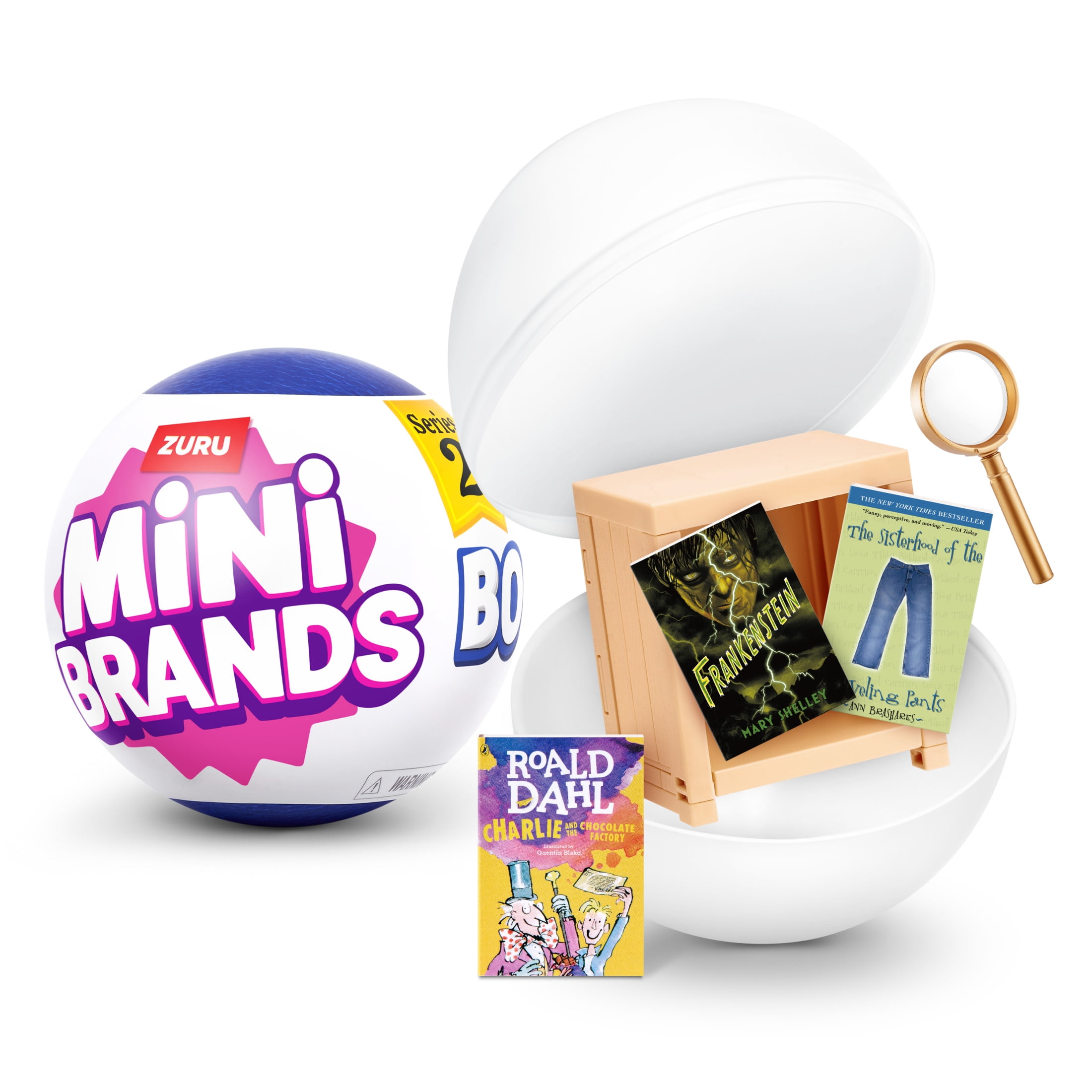 Mini Brands Mini Books S2 (Assorted) Collectible Blind Novelty and Gag Toy for Child by ZURU