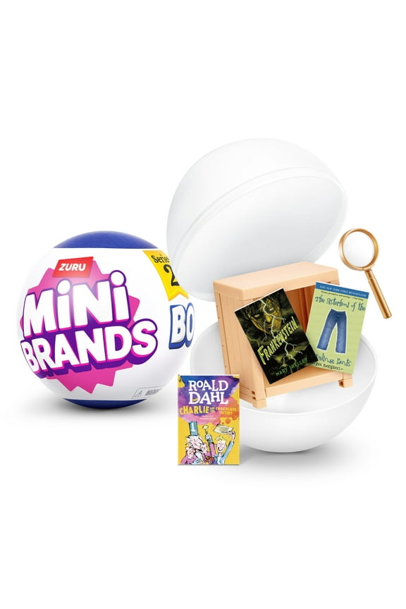 Mini Books Blindbox Capsule S2, Collectible Unbox Surprise Toy for Kids, Teens & Adults Ages 3+ by ZURU