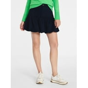 Free Assembly Women's Bubble Hem Mini Skirt, Sizes XS- XXL
