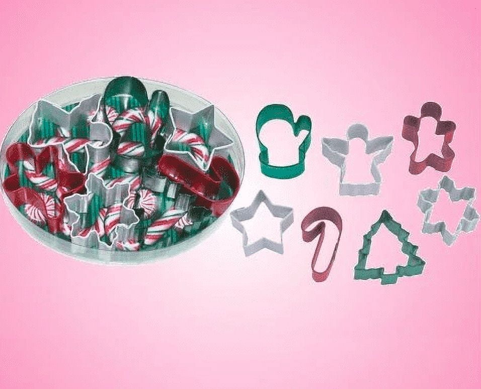 MINI CHRISTMAS COOKIE CUTTER SET 7 PIECE - Walmart.com