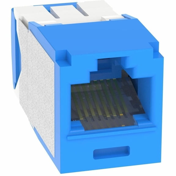 Panduit Mini-Com UTP RJ45 Cat 6A TG Jack Module Corrosion Resistant, Blue (cje6x88tgbu)