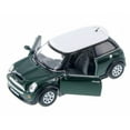 thumbnail image 1 of MINI Cooper S Hard Top,  Green  - Kinsmart 5059SD - 1/28 Scale Diecast Model Toy Car (Brand New but NO BOX), 1 of 3