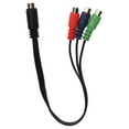 MINI DIN 9 Pin to 3 RCA Cable MINI DIN 9 Pin Male to 3 RCA Female RGB
