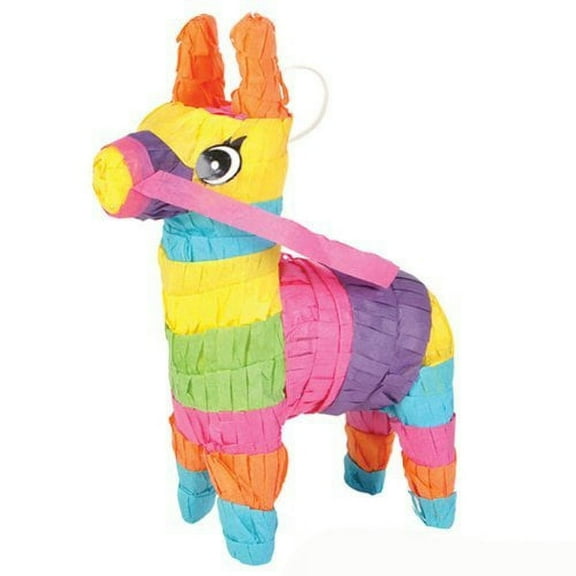 MINI DONKEY PINATAS, 3 Count