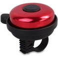 thumbnail image 1 of MINI-FACTORY Bike Bell for Adults Kids, Loud Crisp Clear Sound Bicycle Bell for Outdoor Cycling Safe Ring Horn Cycling Accessories (Left-Hand Use) - Red, 1 of 4