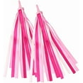 thumbnail image 1 of MINI-FACTORY Kids Bike Streamers - 2 Pcs Bicycle Scooter Front Handlebar Tassel Ribbon Decoration for Girls - Hot Pink, 1 of 2