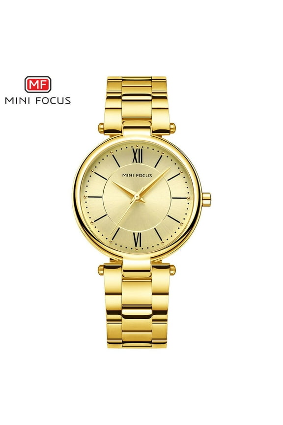 MINI FOCUS Brand Luxury Fashion Women Watches Waterproof Gold Stainless Steel Ladies Quartz Watch Relogio Feminino Montre Femme