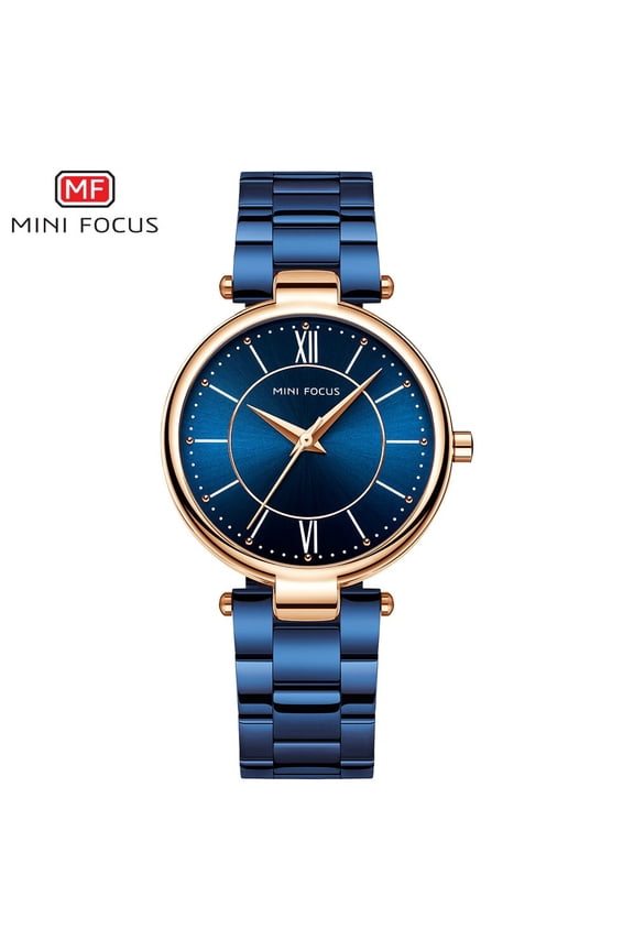 MINI FOCUS Brand Luxury Fashion Women Watches Waterproof Gold Stainless Steel Ladies Quartz Watch Relogio Feminino Montre Femme