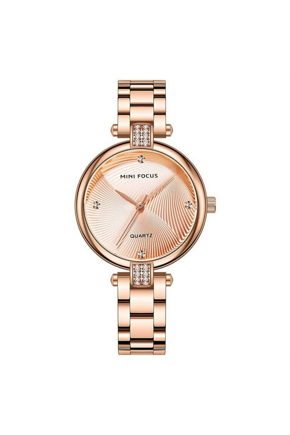 MINI FOCUS Brand Luxury Ladies Watch For Women Gold Stainless Steel Fashion Reloj Mujer Montre Femme Relogio Feminino Waterproof
