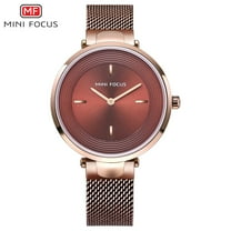MINI FOCUS Brand Luxury Women Watches Waterproof Simple Fashion Casual Quartz Ladys Watch for Woman Rose Gold Relogio Feminino