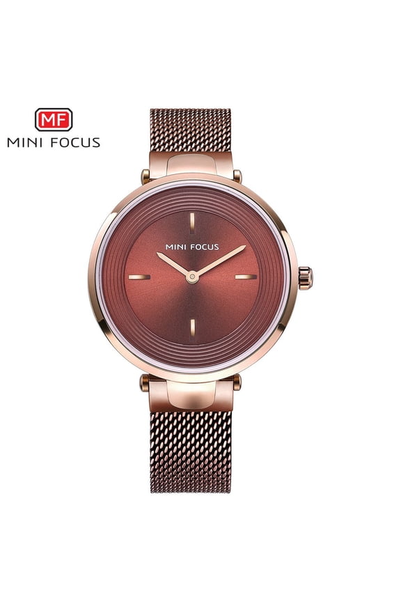 MINI FOCUS Brand Luxury Women Watches Waterproof Simple Fashion Casual Quartz Ladys Watch for Woman Rose Gold Relogio Feminino