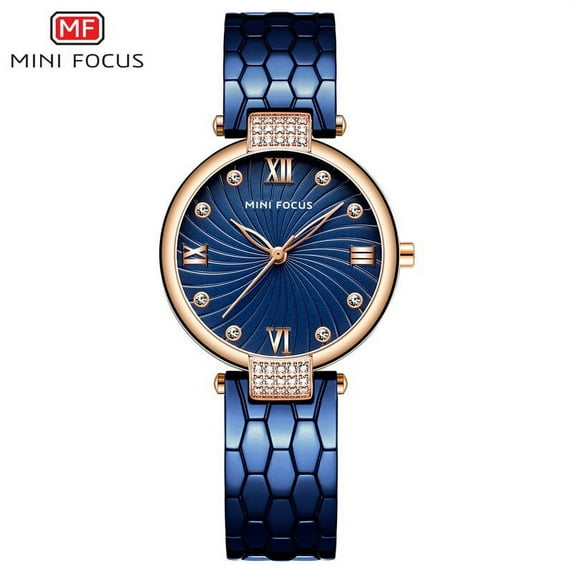 MINI FOCUS Fashion Ladies Wrist Watch For Women Reloj Mujer Montre Femme Relogio Feminino Brand Luxury Rose Gold Stainless Steel