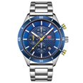 thumbnail image 1 of MINI FOCUS Fashion Mens Watches Top Brand Luxury Stainless Steel Quartz Wristwatch Waterproof Sport Male Clock Relogio Masculino, 1 of 1