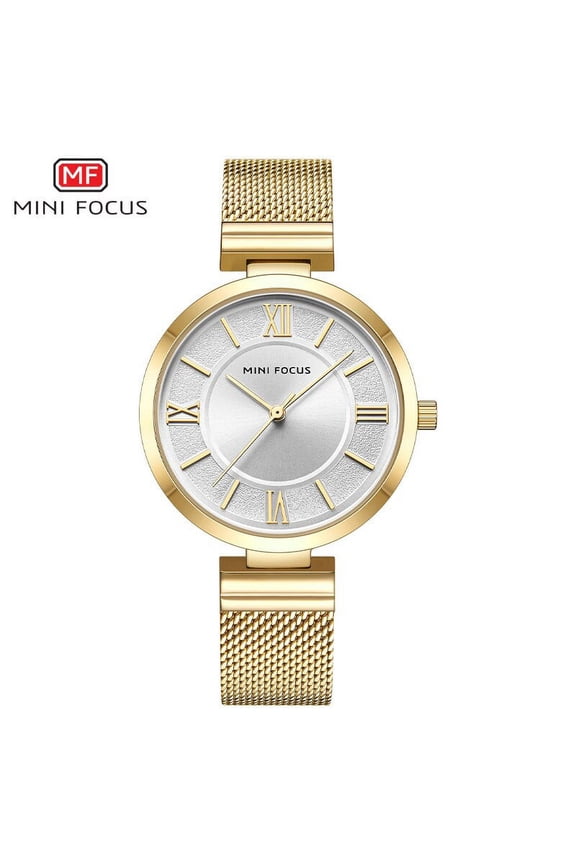 MINI FOCUS Fashion Women Watches Waterproof Brand Luxury Ladies Quartz Wristwatch Stainless Steel Relogio Feminino Montre Femme