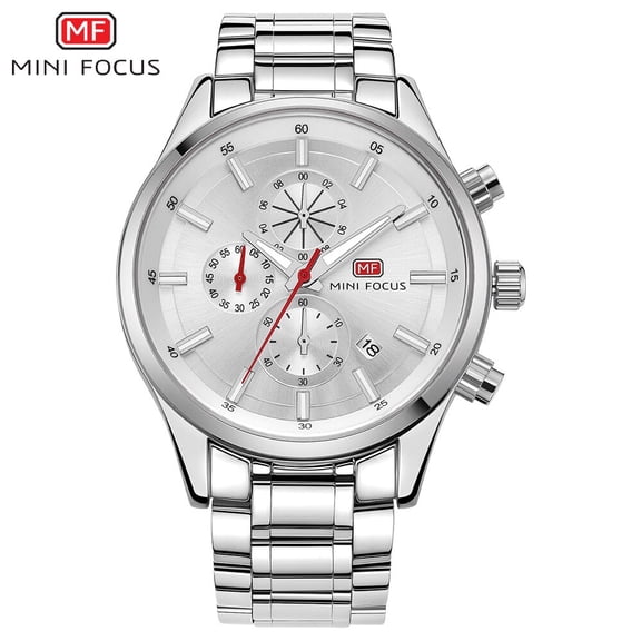 MINI FOCUS Luxury Brand Men Watches Stainless Steel Waterproof Quartz Fashion Sport Wristwatches Relogio Masculino Reloj Hombre