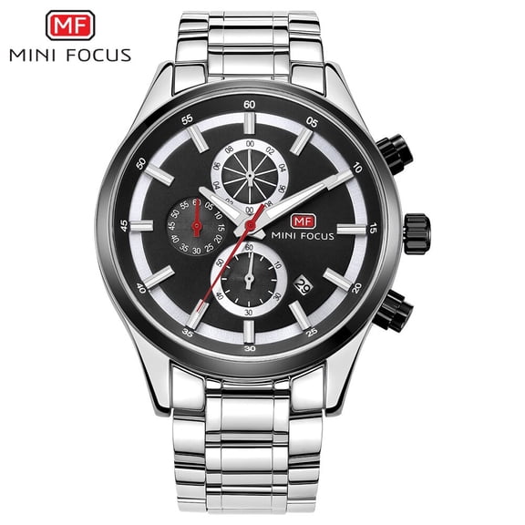 MINI FOCUS Luxury Brand Men Watches Stainless Steel Waterproof Quartz Fashion Sport Wristwatches Relogio Masculino Reloj Hombre