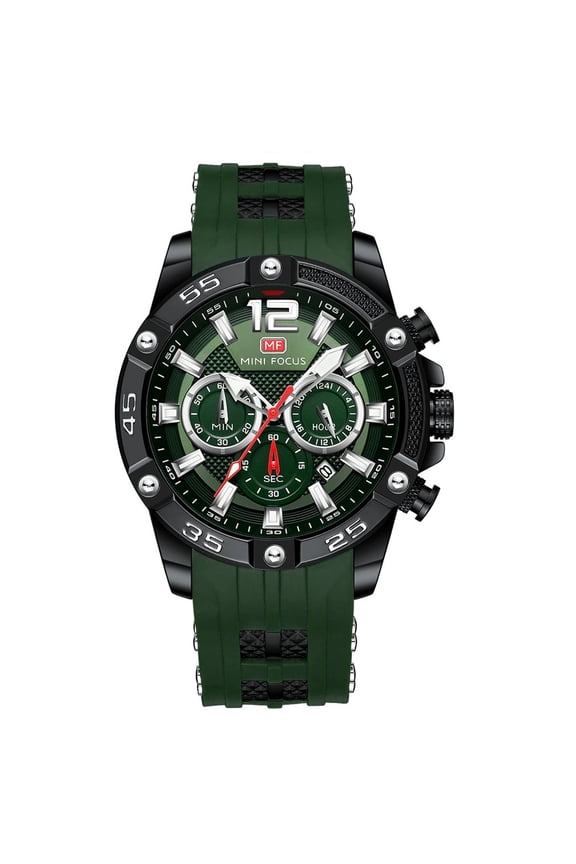 MINI FOCUS Men's Sports Watch Casual Waterproof Quartz Watch with Multiple Functions
