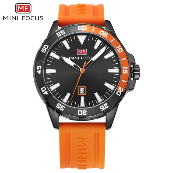 MINI FOCUS Sport Watch Men Waterproof Mens Wristwatch Quartz Watches Men Luxury Brand Silicone Strap Relogio Masculino Clock Man