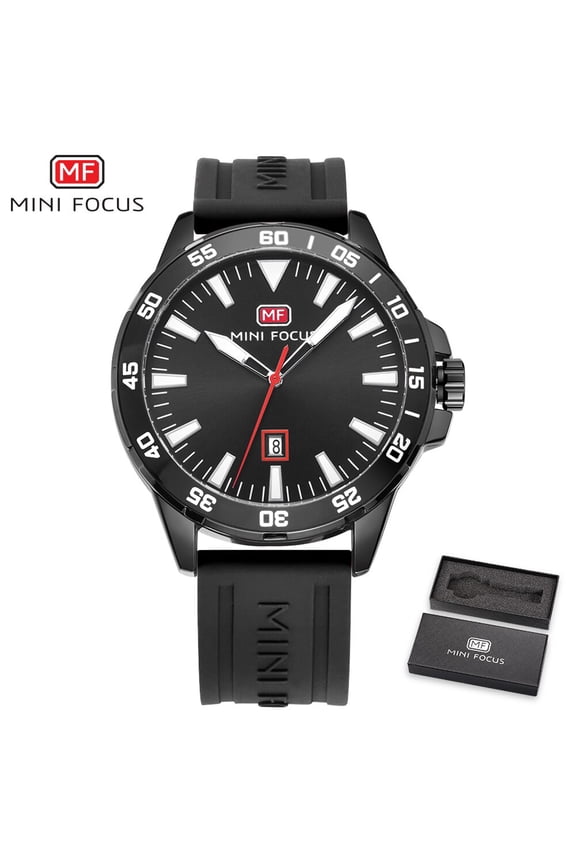 MINI FOCUS Sport Watch Men Waterproof Mens Wristwatch Quartz Watches Men Luxury Brand Silicone Strap Relogio Masculino Clock Man