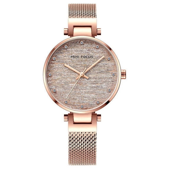 MINI FOCUS Women Watches Brand Luxury Fashion Casual Ladies WristWatch Waterproof Blue Stainless Steel Reloj Mujer Montre Femme