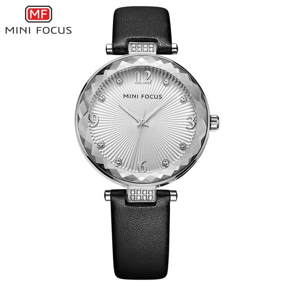 MINI FOCUS Women Watches Waterproof Brand Luxury Fashion Casual Ladies Quartz Watch Rose Gold Stainless Steel And Leather Strap