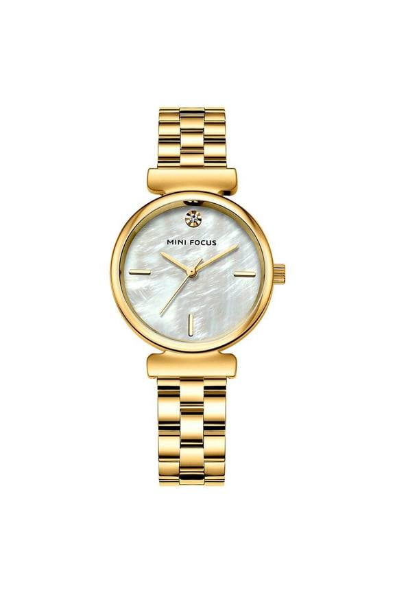 MINI FOCUS Women Watches Waterproof Rose Gold Stainless Steel Strap Dress Brand Luxury Fashion Casual Quartz Ladies WristWatches