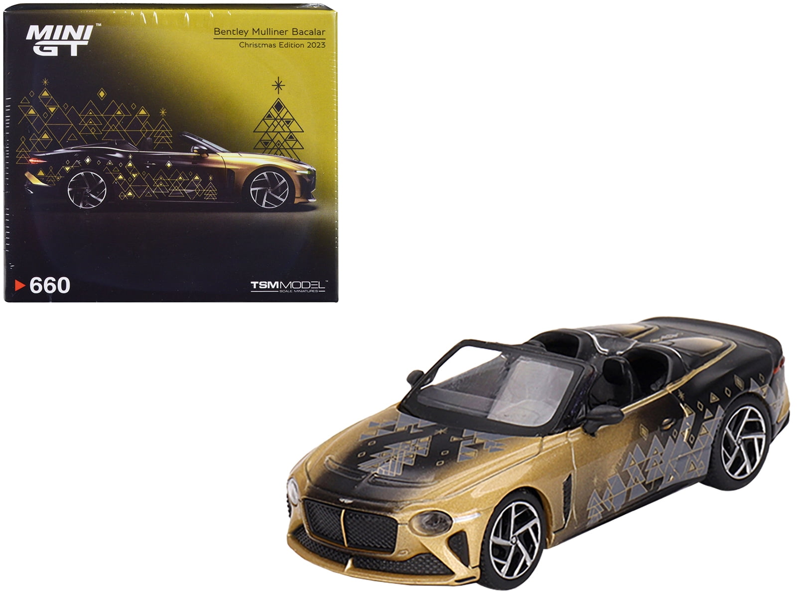 TSM Model MINI GT 164 - BENTLEY Mulliner Bacalar - Christmas India