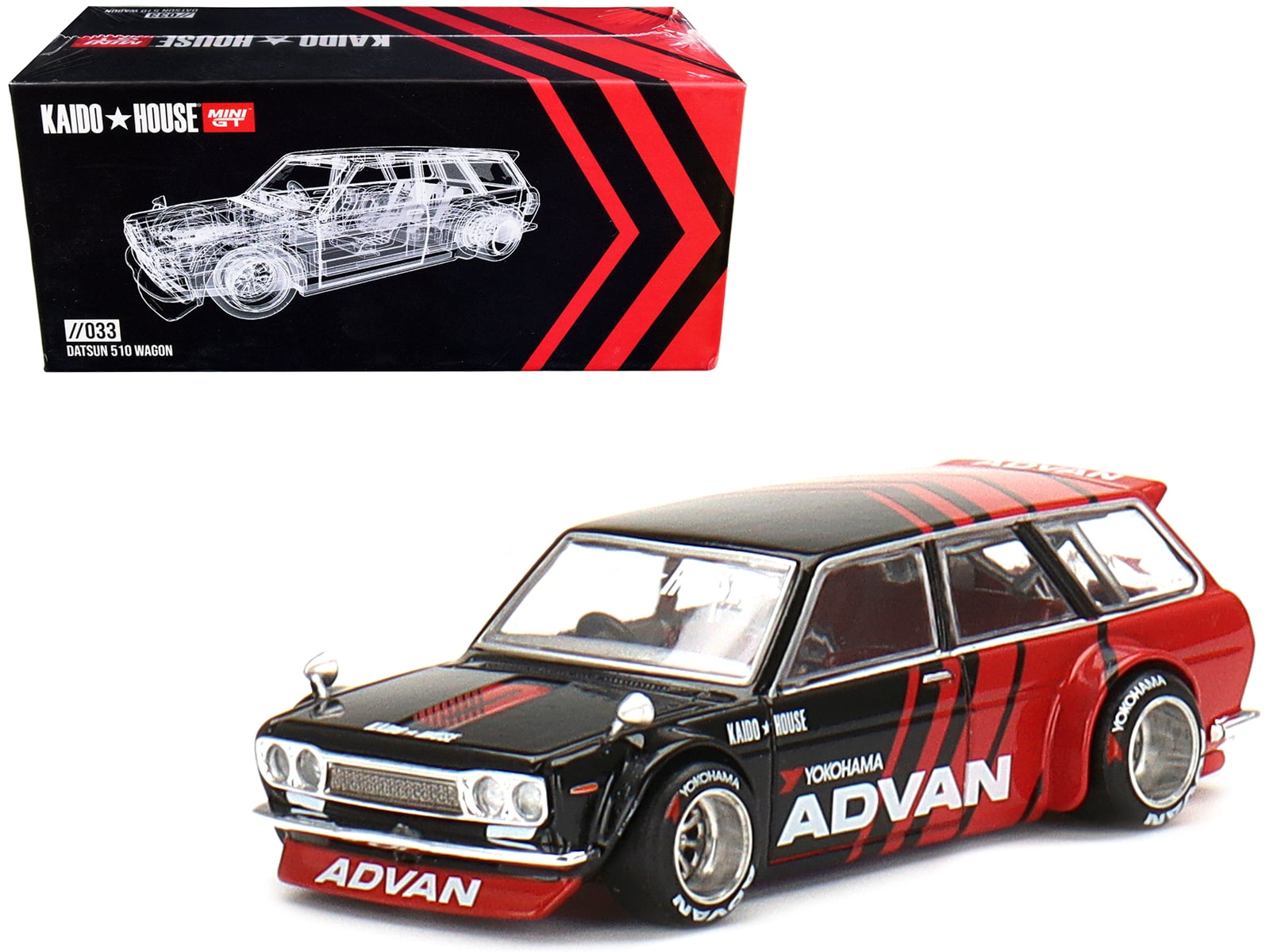 MINI GT 1/64 - DATSUN Kaido 510 Wagon Advan - Walmart.com