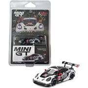 Porsche 911 GT3 R #77 AO Racing Skeleton Rexy GTD Pro IMSA Petit Le Mans (2025) Limited Ed 1/64 Diecast Model Car by Mini GT