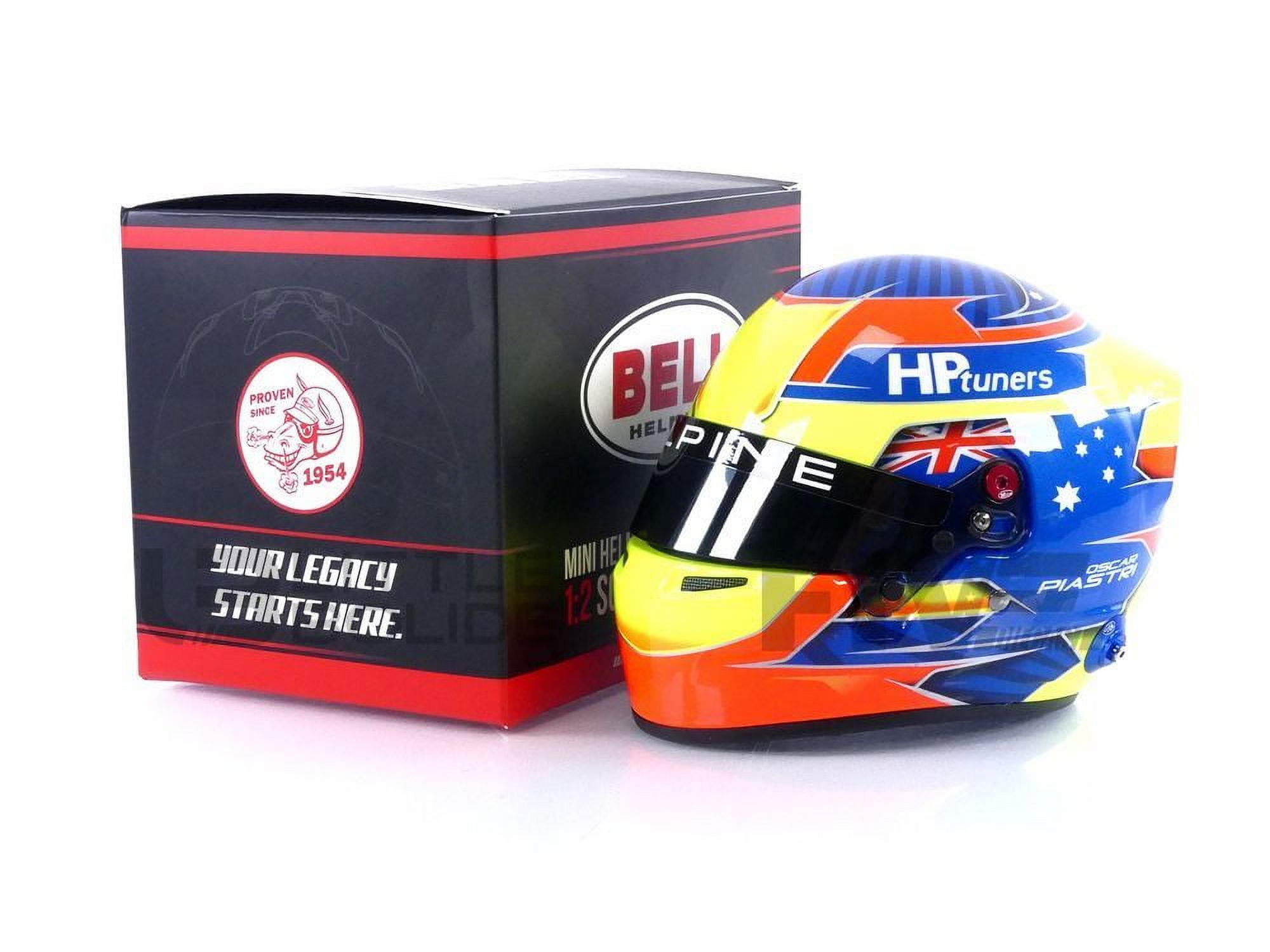 MINI HELMET 1/2 CASQUE Oscar Piastri Alpine F2 2021
