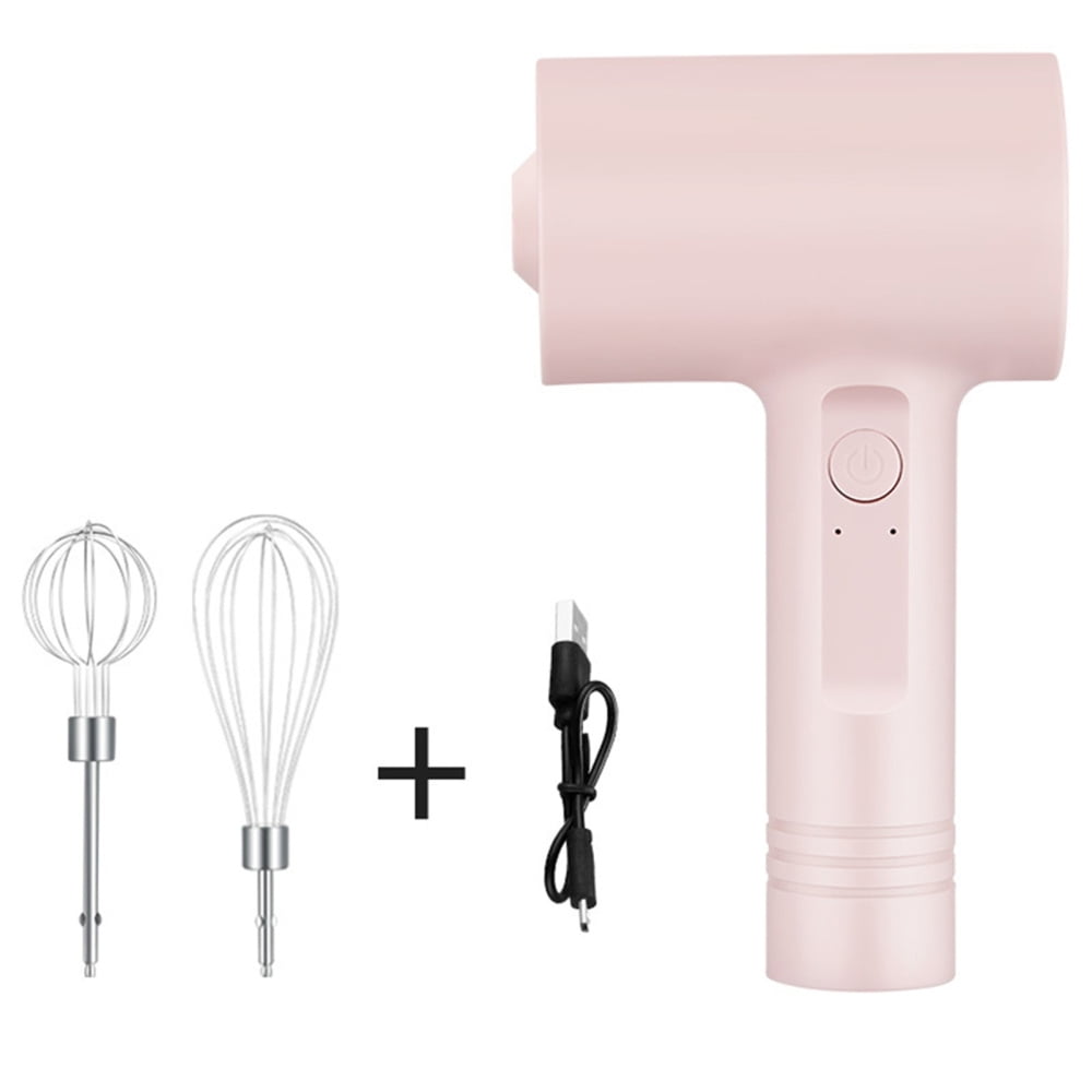 Cordless Electric Stirrer, Hand Electric Small Mini Cordless  Mixer for Appliances Kitchen Dining (Pink): Home & Kitchen