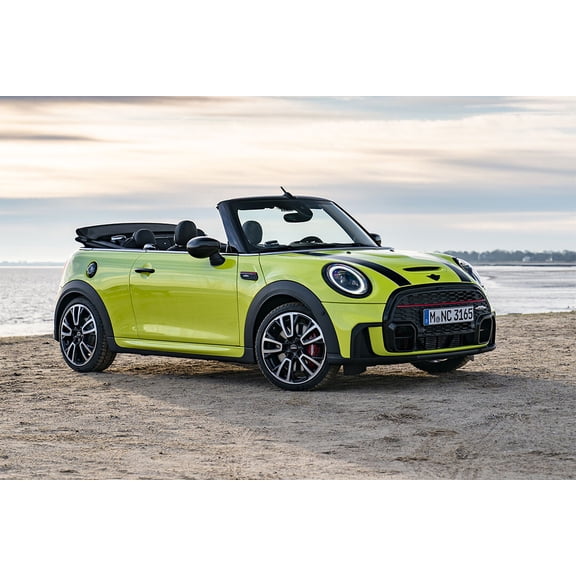 MINI John Cooper Works Cabrio Wall Decor - 12x18 Inch Laminated Poster - Stunning Detail and Bold Colors