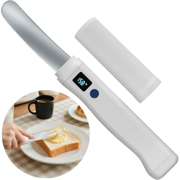 MINI LOP Heated Butter Knife ,Electric Butter Spreader with Two-Speed Temperature,Easy to Melt Cold Butter ,Cheese, Peanut Butter, Jam & Honey,Kitchen Gadgets