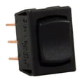 thumbnail image 1 of JR Products 13725 Mini Mom-On/Off/Mom-On Switch SPDT - Black, 1 of 3