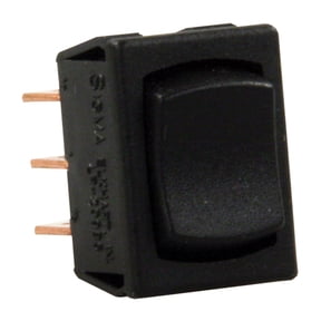 JR Products 13725 Mini Mom-On/Off/Mom-On Switch SPDT - Black