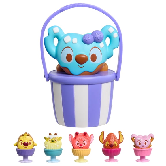 Disney Munchlings Mini Munch Poppin Treat Bucket, 1.5 inch Collectible Poppin' Toy, Children Ages 3 and up