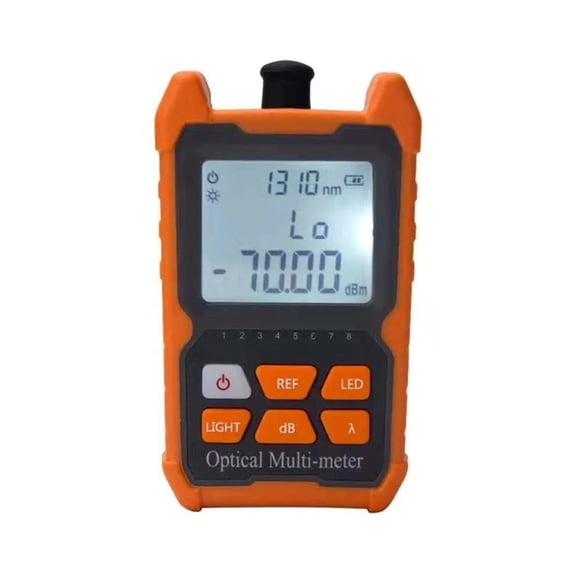 MINI OPM Handheld Mini Fiber Optical Power Meter Fiber Optical Cable Tester -70+6dBm Or -50+26dBm ,Portable